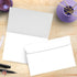 Big Blank Scored Folding Cards Set - 50 White Cardstock 8.5 x 11” with 50 Envelopes 6 x 9” | Perfect for Invitations,