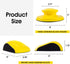 Hook and Loop Hand Sanding Block, 5 Inch Mouse and Round Sanding Holder, 2 PCS for Woodworking Sandpaper Holder