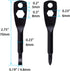 Portable Keychain Screwdriver, Wisdompro 4-in-1 Multifunction Repair Tool Pocket Set with Phillips, Slotted, Hex Wrench