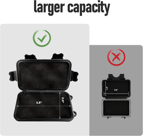 Magnetic Key Box, Waterproof Key Holder Under Car, Hide a Key Magnetic Holder for Outdoor Use