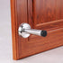 Door Stop 2 Pack, Long 6 Inch Modern Brushed Metal Doorstop with Mute Rubber Tip, Heavy Duty