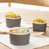 8-Ounce 50 Frozen Coppetta Dessert Cups, Disposable Ice Cream Cups - Lids Sold Separately, Sturdy, Gray Paper Yogurt