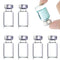 50 Pack 2ml Sealed Sample Vials, Transparent Glass Vials with Self Healing Injection Port (2ML, 50)