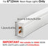 20 neon Rope Light Clips - Piece High - Quality Aluminum Neon Light Clips Kit Made of Durable Aluminum, Waterproof