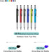 MECCANIXITY 48pcs 6 in 1 Multitool Tech Tool Pen Gifts for Men with Ruler, Screwdriver, Ballpoint Pen, Stylus, Level