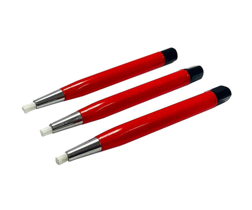 Fiberglass Scratch Brush Pen - 3 Pack for Jewelry, Watch, Coin Cleaning, Electronic Applications, Rust Removal