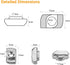 100 Pieces 2020 Series T Nuts, M3 T Slot Nut Hammer Head Fastener Nut, Nickel Plated Carbon Steel