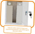 Mailbox Package Lockable Outdoor Plastic Milk Box for Wall Mounted Fresh Dairy Holder Decorative and Functional Design