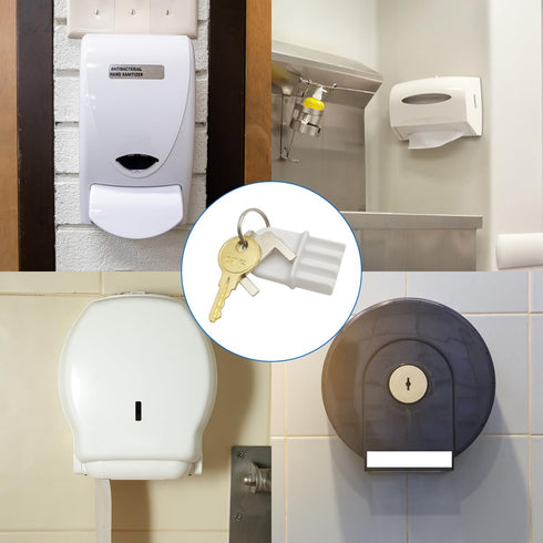 AYWFEY Set, 12 74 770301 74, Toilet Paper Towel Dispenser Key Pcs Universal Paper Towel Dispenser Keys, Cat Keys, Key