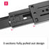 KDDEON 1 (16in/400mm) Pair Silent Ball Bearing Full Extension Soft Close Furniture Drawer Slides,Side Mount Drawer