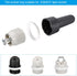PATIKIL 2 in 1 Socket Ring Removal Tool Set with Aluminum Lamp Shade Socket Rings for E26/E27 Light Fixtures