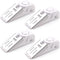 EMDMAK Door Stop Alarm with 120DB Siren - Door Stop for Home & Travel (White) Pack of 4