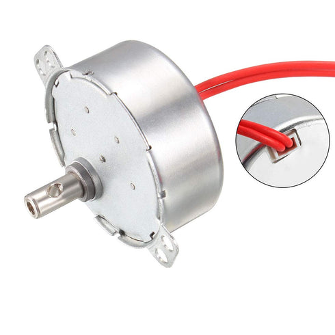 uxcell Electric Synchronous Motor - Turntable Motor AC 12V 50-60Hz, CCW/CW, 4W, 5-6RPM