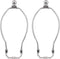 2-pack 6 Inch Lamp Shade Harp Holder Horn Frame Bracket with Light