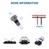 Low Voltage Wire Connector, Quick Solderless T Tap Wire Splice Connector, 16 Pack