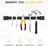 5 Pack, 12 DGSL Magnetic Tool Holder Strip In Heavy Duty Tool Organizer Magnetic Strip, Tool Magnet Bar For Garage Tool