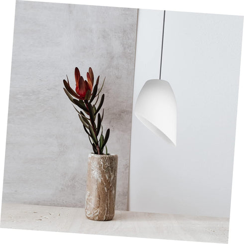 5Pcs Set Horseshoe Lampshade Angled Light Shade for Table and Floor Lamps Durable Plastic Cover for Living Room Bedroom
