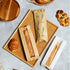 DODXIAOBEUL 50 Bag,13Paper Packaging Goods(13"White) Pcs White Baguette Bread Bags with Window,Clear Bread Bags