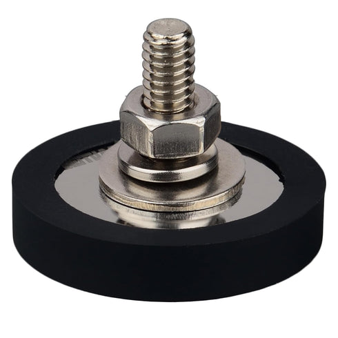 MUTUACTOR 2PCS Super Strong Neodymium Magnets 1/4''-20 Male Threaded Stud,185lbs Heavy Duty