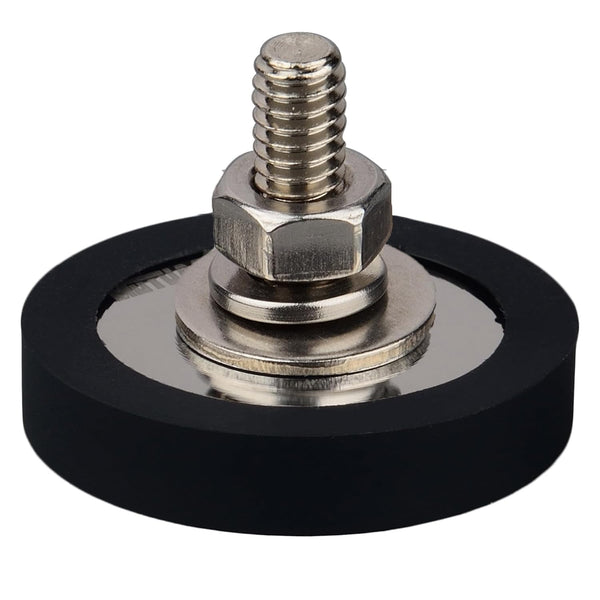 MUTUACTOR 2PCS Super Strong Neodymium Magnets 1/4''-20 Male Threaded Stud,185lbs Heavy Duty