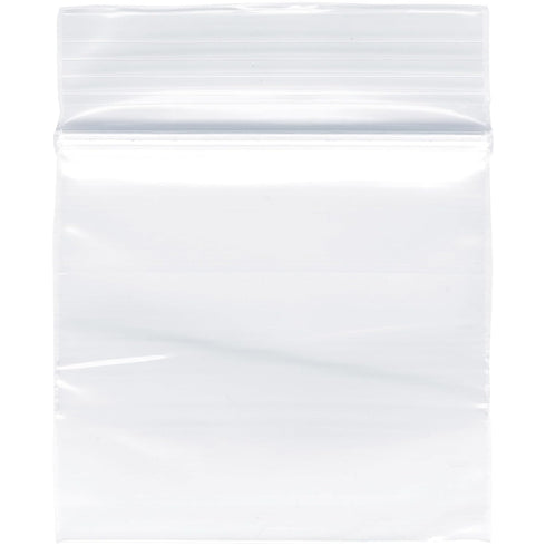 Plymor 2" x 2" Reclosable Plastic Bags, Pack of 200, 2 Mil