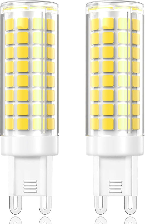 VYAOMLI G9 LED Light Bulbs Dimmable 7W Equivalent to Halogen Bulb 75W-80W 730LM,