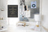 Set 2 BLU MONACO | Paper Tray Stackable Gold Mesh of | Stackable File Trays for Desk Organization | Tiered Desk