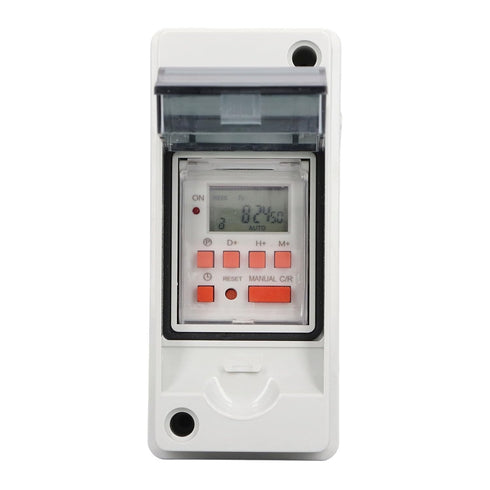 7 40A 120 277VAC 20 Day Digital Timer Power Switch Schedules Built-in Battery for Water Heater, Pool Pump, SPA System