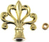 Lind Kitchen 2PCS 68.7x57.8mm Classic Pattern Lampshade Top Caps Lamp Finials Cover Table Light Metal Decorative Cap
