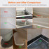 White Caulk Tape Waterproof Self Adhesive, Toilet Caulk Tape, Peel and Stick Caulking Tape for Floor Tile Corner Trim,