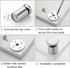 HJYCLFAZU 4Pcs 6cm 10cm 15cm 20cm 30cm Legs(12in/30cm) Adjustable Furniture Legs Stainless Steel Made, with Rubber