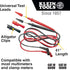 Klein Tools 69410 Replacement Test Lead Set, Right Angle by Klein Tools