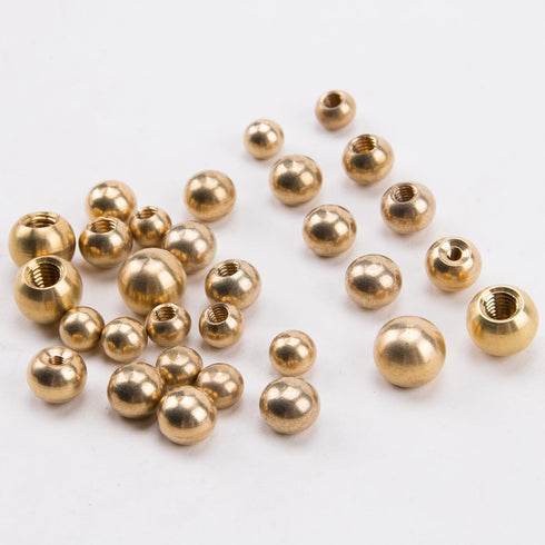 ZORZA 30Pcs Set M3/M4/M5/M6 Elegant Brass Thread Cap Nuts Knob for Lighting Gold Decorative Furniture Lamp Shade Nut