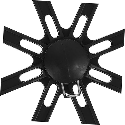 2pcs KALLORY Shopping Trolley Cart Wheels Replacement Parts for Laundry Cart Rolling Wheel