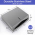 Commercial 250 Fold/300 Stardrix Paper Towel Dispenser Wall Mount, Brushed Stainless Steel Paper Towel Holder