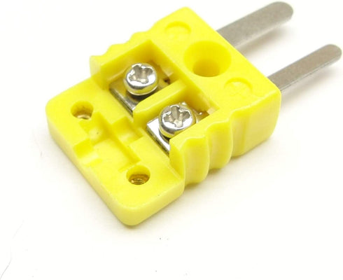Mini K-Type Thermocouple Wire Connector, Set of 10 Male Plugs