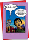 Happy Valentine's Day Card with Envelope, Note Card for Loving Valentine, NobleWorks - Zombie Brains 7369