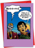Happy Valentine's Day Card with Envelope, Note Card for Loving Valentine, NobleWorks - Zombie Brains 7369