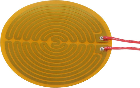 20PCS Film Heater Plate Adhesive Pad, PI Heating Elements Film with Cord (12V 12W + 12V 13W)