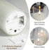 3Pack Flameless Candle in Glass, Flashing LED Pillar Real Wax Fake Candle with Remote Control and Timer, Battery