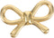 KALLORY Brass Bowknot Drawer Pulls Vintage Cabinet Handles for Dressers Shoe Cabinets