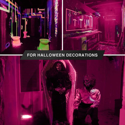 2 Pack BlueX LED A21 Pink Light Bulbs, 15W (120Watt Equivalent), E26 Base, Party Decoration, Holiday Lighting