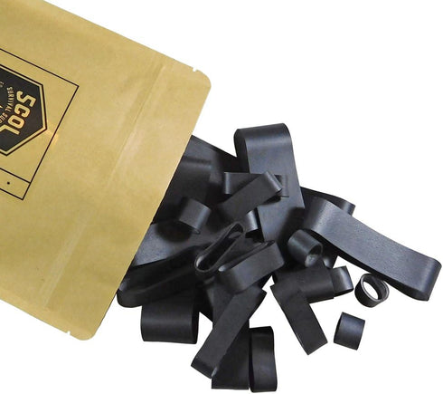 Skog Bands - Heavy Duty Rubber Bands made from EPDM Rubber, 5col Survival Supply (Big Mix)