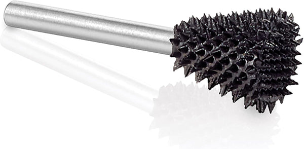 Kutzall Extreme Dove Tail Burr - 1/8" Shaft, Very Coarse Woodworking Attachment for Dremel, Foredom