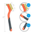 SALI 5pcs Wire Brushes for Cleaning, Rust Removal with Curved Handle Grip