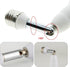 1Pc White E26/E27 Light Bulb Socket Extender Adapter, 180 Degree Bendable Light Fixture Converter