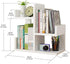 Wood Desktop Bookshelf Organizer, Office Storage Rack, Display Shelf