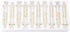 10ml Glass Syringes with Caps for Laboratory, 10 Pack