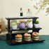 3-Tier PH PandaHall Wood Display Stand, Wooden Shelf Retail Tabletop Display Riser Perfume Stand Rack Organizer