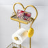 Freestanding Toilet Paper Holder, Drawer Style Storage Compartment, with Storage Shelf Reserve for Phone Tablet